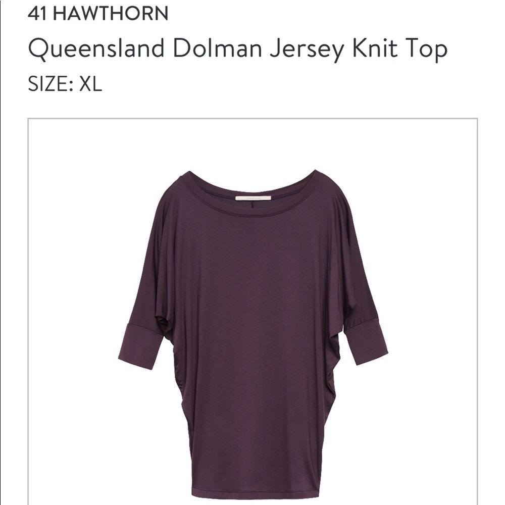 Dolman Jersey Knit Top